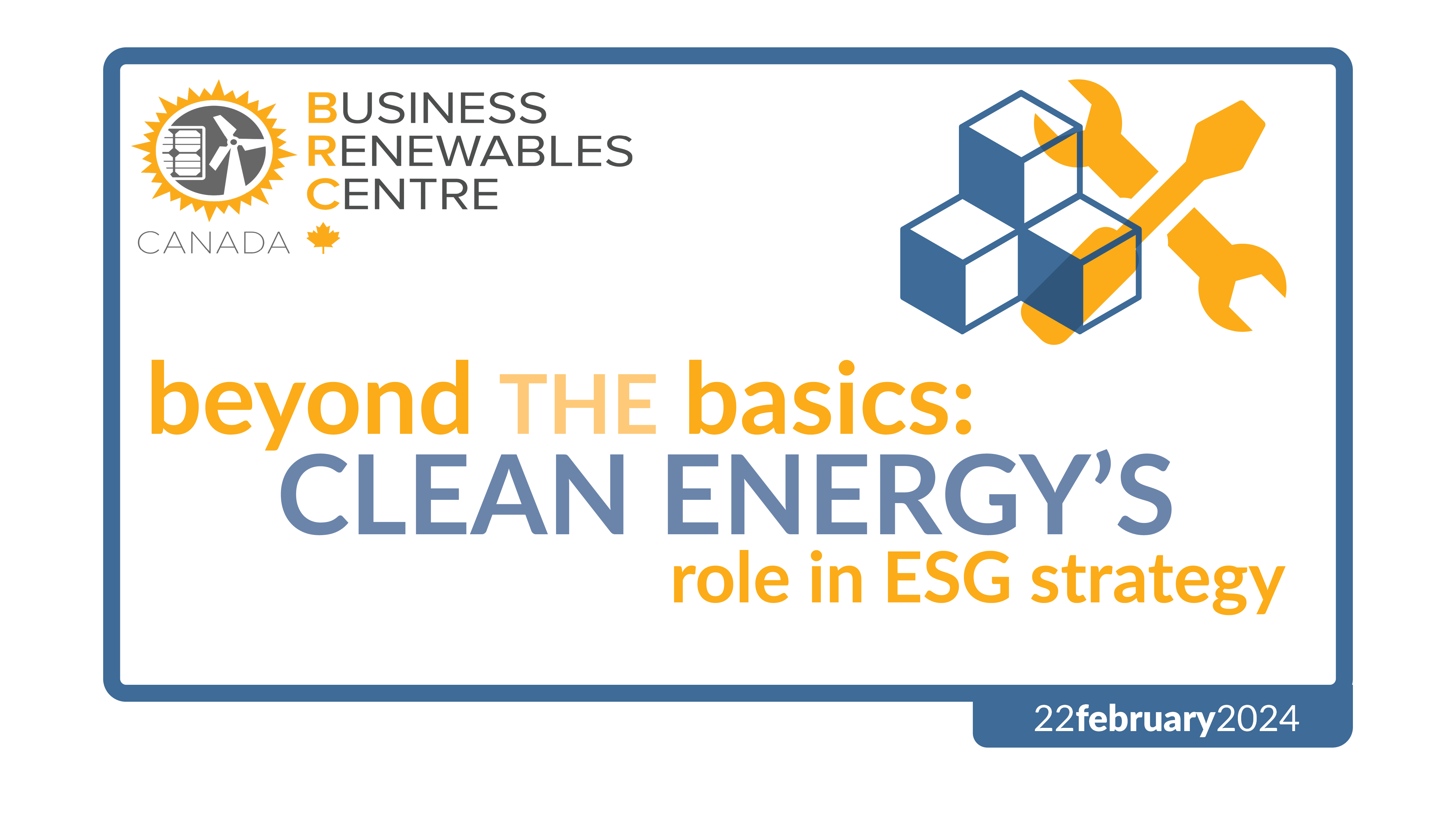 Clean energy and ESG