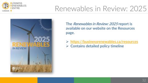 Renewables in Review